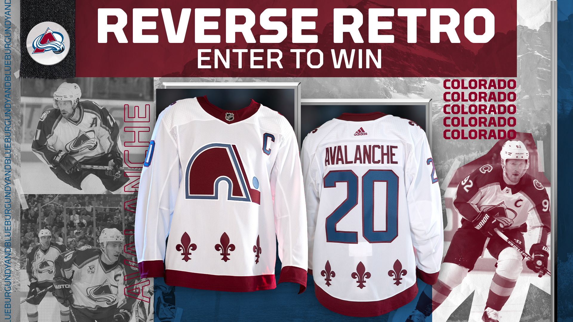 retro avalanche jerseys