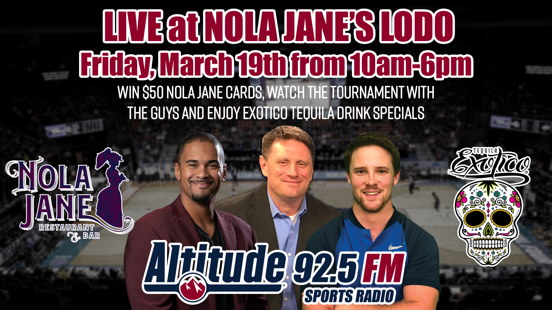 Altitude Sports Radio Live From Nola Jane S At 14th And Market Friday March 19th Altitude Sports Radio